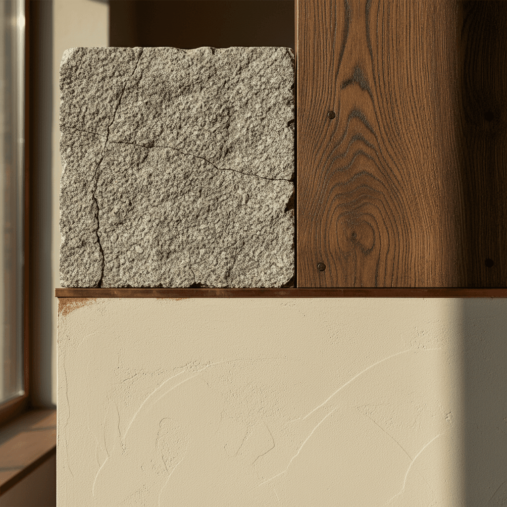 Quality building materials and finishes detail