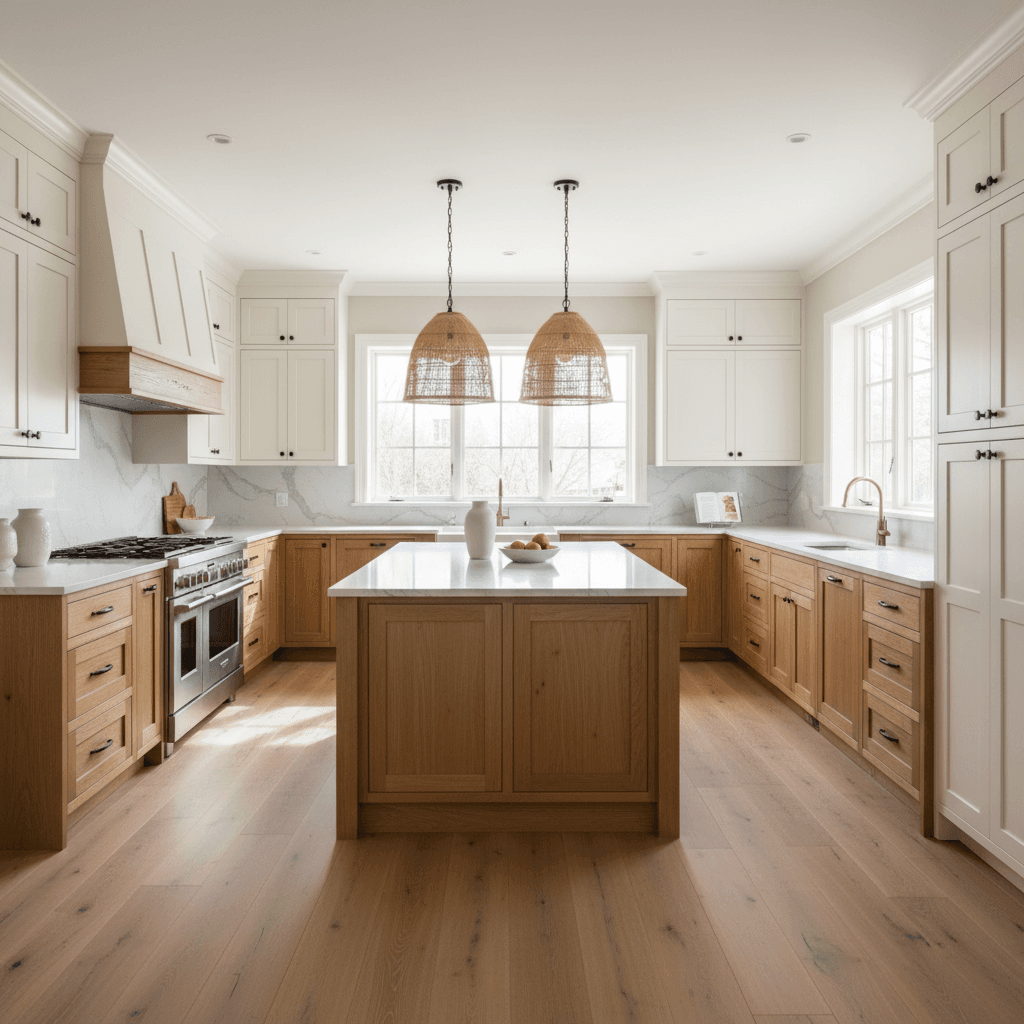 Modern kitchen renovation project completed